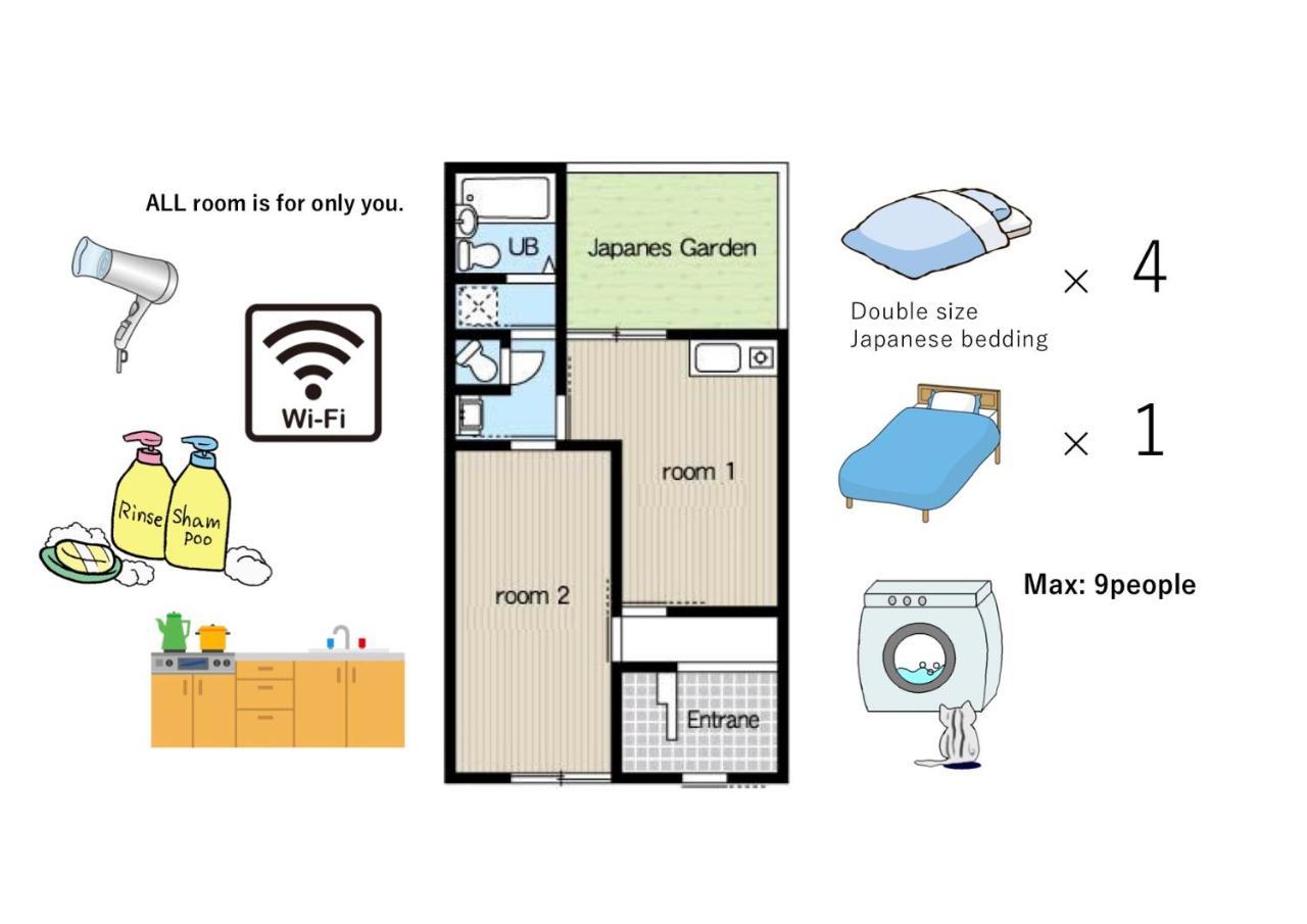 Vacation Rental Sora Kyoto Luaran gambar